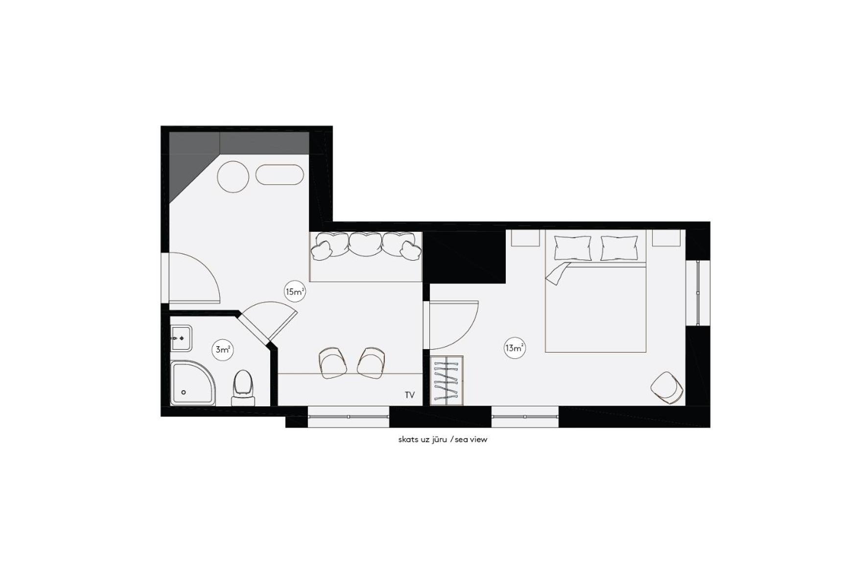 Hotel Laucu Akmens Skulte  Zimmer foto