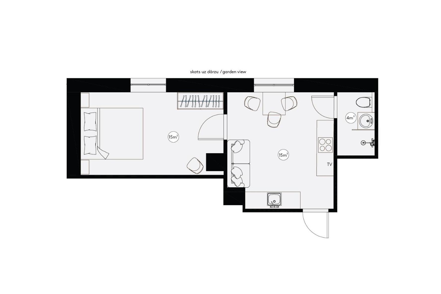 Hotel Laucu Akmens Skulte  Zimmer foto